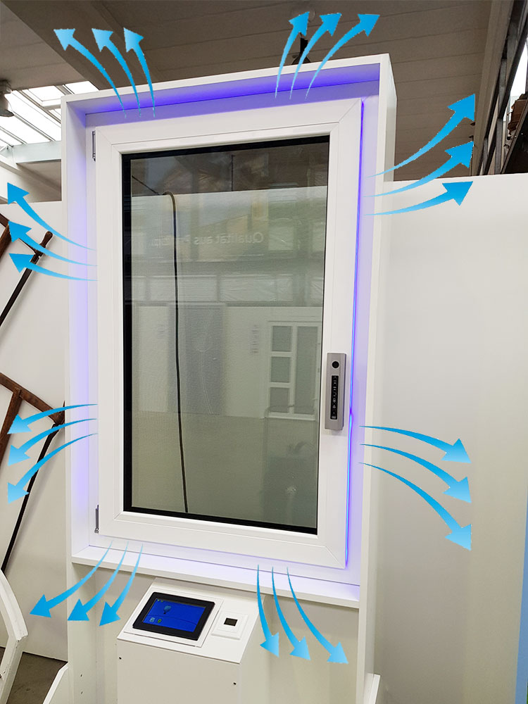 Möller-Fenster mit Mehrspaltlüftung Möller-Fenster mit Mehrspaltlüftung